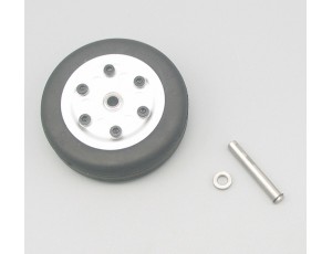 JP Hobby 55mm Rubber Tire With Metal Wheel Hub  - 4.0mm (1 PC) 